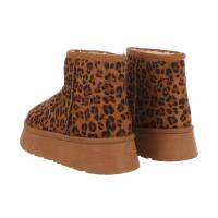 Damen Winterstiefeletten - leopard