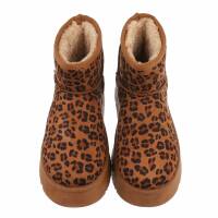 Damen Winterstiefeletten - leopard