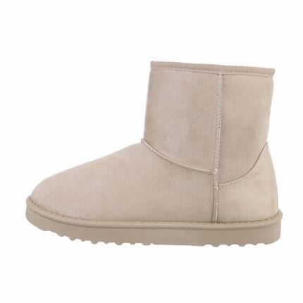 Damen Winterstiefeletten - beige Gr. 36