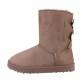 Damen Winterstiefeletten - khaki Gr. 37