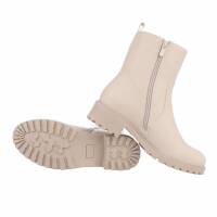 Damen Klassische Stiefeletten - beige