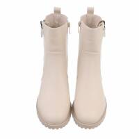 Damen Klassische Stiefeletten - beige