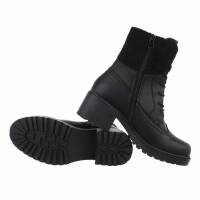 Damen Schnürstiefeletten - black