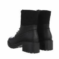 Damen Schnürstiefeletten - black