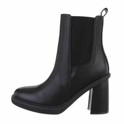 Damen High-Heel Stiefeletten - black