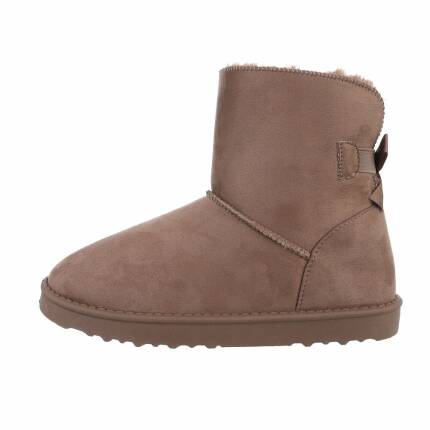 Damen Winterstiefeletten - khaki Gr. 37