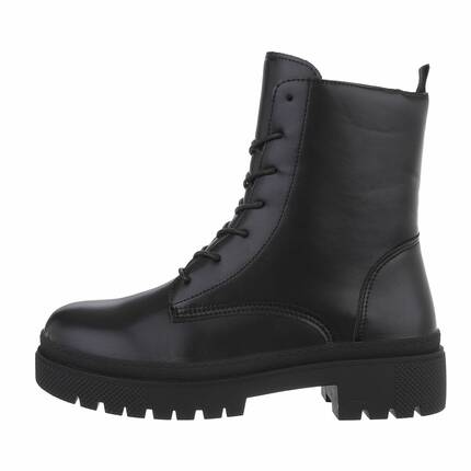 Damen Schnrstiefeletten - black Gr. 36