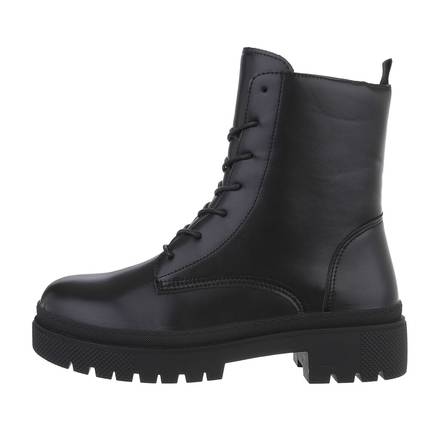 Damen Schnrstiefeletten - black Gr. 38