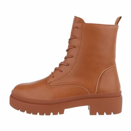 Damen Schnrstiefeletten - camel Gr. 36