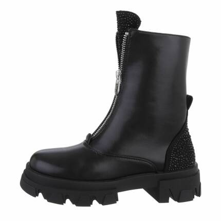 Damen Western- & Bikerboots - black