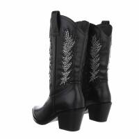 Damen Western- & Bikerboots - black