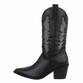 Damen Western- & Bikerboots - black - 12 Paar