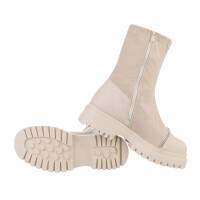 Damen Klassische Stiefeletten - beige