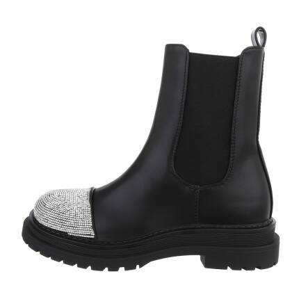 Damen Chelsea Boots - blacksilver