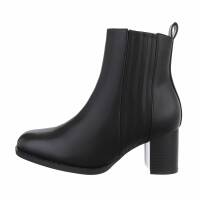 Damen High-Heel Stiefeletten - black