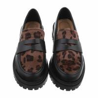 Damen Slipper - leopard