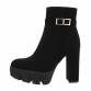 Damen High-Heel Stiefeletten - black Gr. 37