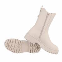 Damen Klassische Stiefeletten - beige