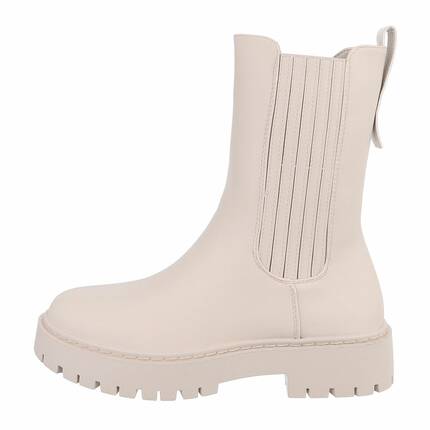 Damen Klassische Stiefeletten - beige - 12 Paar