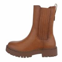 Damen Klassische Stiefeletten - camel