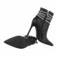 Damen High-Heel Stiefeletten - black