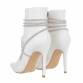 Damen High-Heel Stiefeletten - white