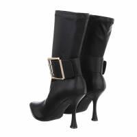 Damen High-Heel Stiefeletten - black