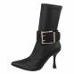 Damen High-Heel Stiefeletten - black Gr. 38