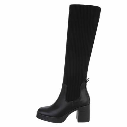 Damen High-Heel Stiefel - black Gr. 38