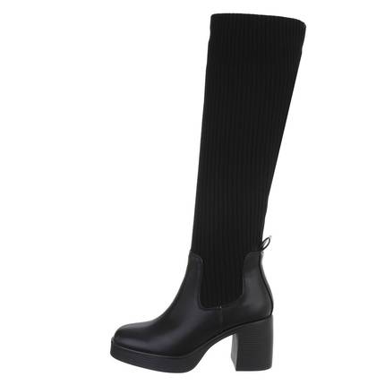 Damen High-Heel Stiefel - black Gr. 40