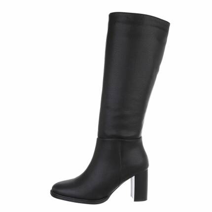 Damen High-Heel Stiefel - black Gr. 37