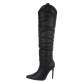 Damen Overknee-Stiefel - black Gr. 38