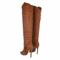 Damen Overknee-Stiefel - camel