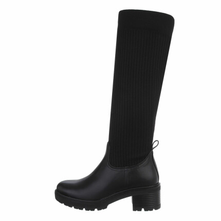 Damen High-Heel Stiefel - black Gr. 36