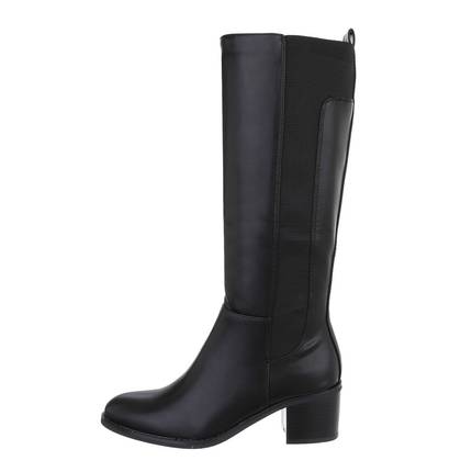 Damen High-Heel Stiefel - black Gr. 36