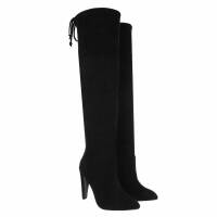 Damen Overknee-Stiefel - black