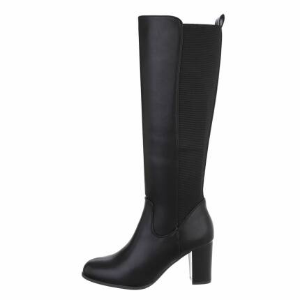 Damen High-Heel Stiefel - black Gr. 36