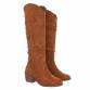 Damen High-Heel Stiefel - camel