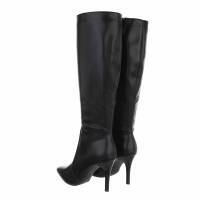 Damen High-Heel Stiefel - blackpu