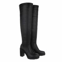 Damen Overknee-Stiefel - black