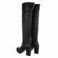 Damen Overknee-Stiefel - black