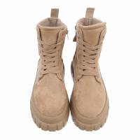 Damen Schnürstiefeletten - khaki