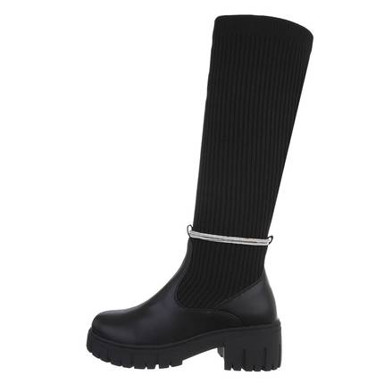 Damen Klassische Stiefel - black Gr. 39