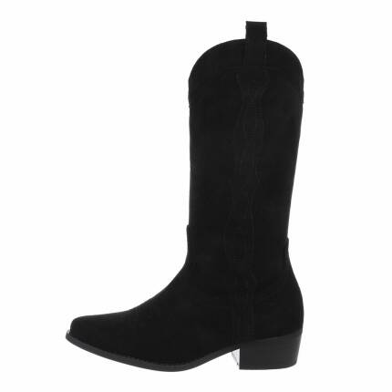 Damen Western- & Bikerboots - black