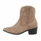 Damen Western- & Bikerboots - khaki