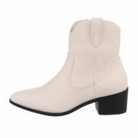 Damen Western- & Bikerboots - beige