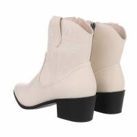 Damen Western- & Bikerboots - beige