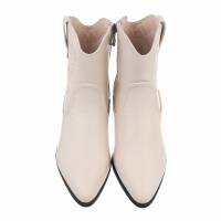 Damen Western- & Bikerboots - beige