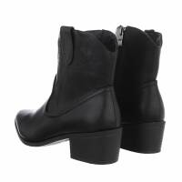 Damen Western- & Bikerboots - black