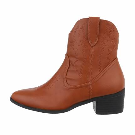 Damen Western- & Bikerboots - camel